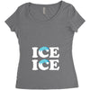 Ice Ice Baby Women's Triblend Scoop T-shirt