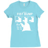 big hero 6 baymax tee fist bump balalala walt disney animation Ladies Fitted T-Shirt