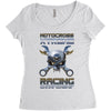 motocross extreme Women's Triblend Scoop T-shirt
