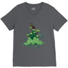 platform in the clouds V-Neck Tee