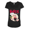 popeye, ideal gift or birthday present fuuny Maternity Scoop Neck T-shirt