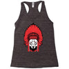native america wolf Racerback Tank