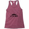 big man little man Racerback Tank