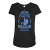 I am a Stomach Tumor Survivor - What's Your Superpower? Maternity Scoop Neck T-shirt