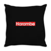 harambe gorilla Throw Pillow