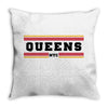 Queens Nyc Throw Pillow