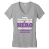 alzheimers awareness Women's V-Neck T-Shirt
