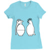 peace and hate can you tell the difference Ladies Fitted T-Shirt