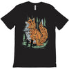 polygon fox graphic T-Shirt