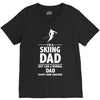 i'm a skiing dad   daddy V-Neck Tee