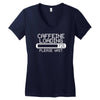 caffeine loading Women's V-Neck T-Shirt