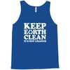 keep earth clean it's not uranus Tank Top
