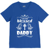I Am One Blessed Daddy V-Neck Tee