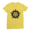 Supernatural Vintage Logo Ladies Fitted T-Shirt