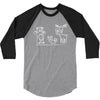 angry (2) 3/4 Sleeve Shirt