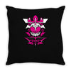samurai pink ranger Throw Pillow