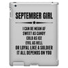 Super September Girl iPad 3 and 4 Case