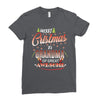 Merry Christmas To Grandma Of Great Awesome Ladies Fitted T-Shirt