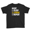 eat sleep league Youth Tee