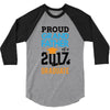 Class of 2017 Proud Grand Father Graduation 3/4 Sleeve Shirt