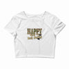 happy when duck hunting Crop Top