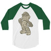 mario text 3/4 Sleeve Shirt