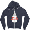 Milk Inside Zipper Hoodie