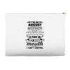 I Am An August Women Accessory Pouches