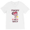trashy and sassy V-Neck Tee