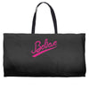 believe hand lettering printed t shirt Weekender Totes
