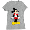 mickey with canada Ladies Fitted T-Shirt