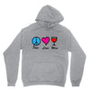 peace love wine Unisex Hoodie