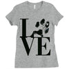 LOVE MY DOG Ladies Fitted T-Shirt