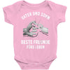 vater und sohn Baby Onesie
