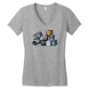 working day Women's V-Neck T-Shirt