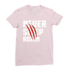 Never Sleep Again Ladies Fitted T-Shirt