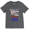 she is a crazy nurse V-Neck Tee