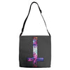 inverted galaxy cross funny  religion banter space fashion new Adjustable Strap Totes