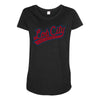 lob city Maternity Scoop Neck T-shirt