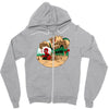 an amazing sand castle Zipper Hoodie
