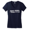 don't worry Women's V-Neck T-Shirt