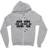 the dice are trying to kill me Zipper Hoodie