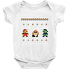super mario chistmas Baby Bodysuit