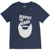 respect the beard (2) V-Neck Tee