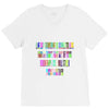 ONE DAY SOMAONE IS GOING TO HUG YOU SO TIGHT THAT ALL OF YOUR BROKEN P V-Neck Tee