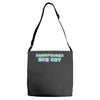 homophones are gay Adjustable Strap Totes