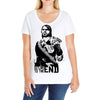 outlaws to the end 5 Ladies Curvy T-Shirt
