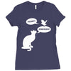 pussy! chicken! Ladies Fitted T-Shirt