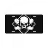 skate until the end black License Plate