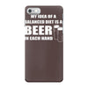 beer drinkers beer diet balance iPhone 7 Case